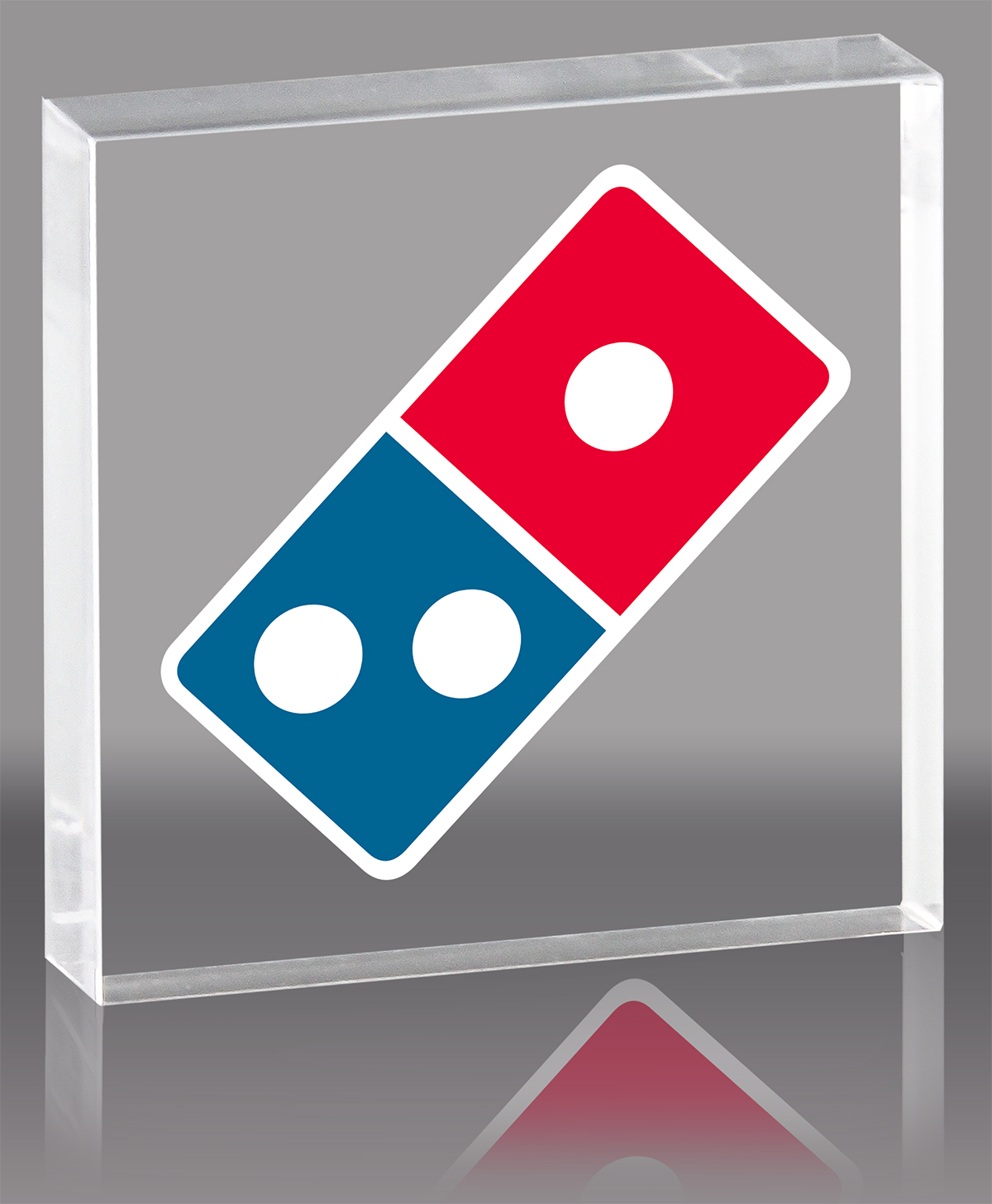 Acrylic Full Color Logo Block- 4.5 x 4.5 inch