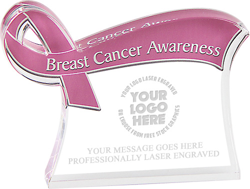Breast Cancer Awareness Acrylic Award
