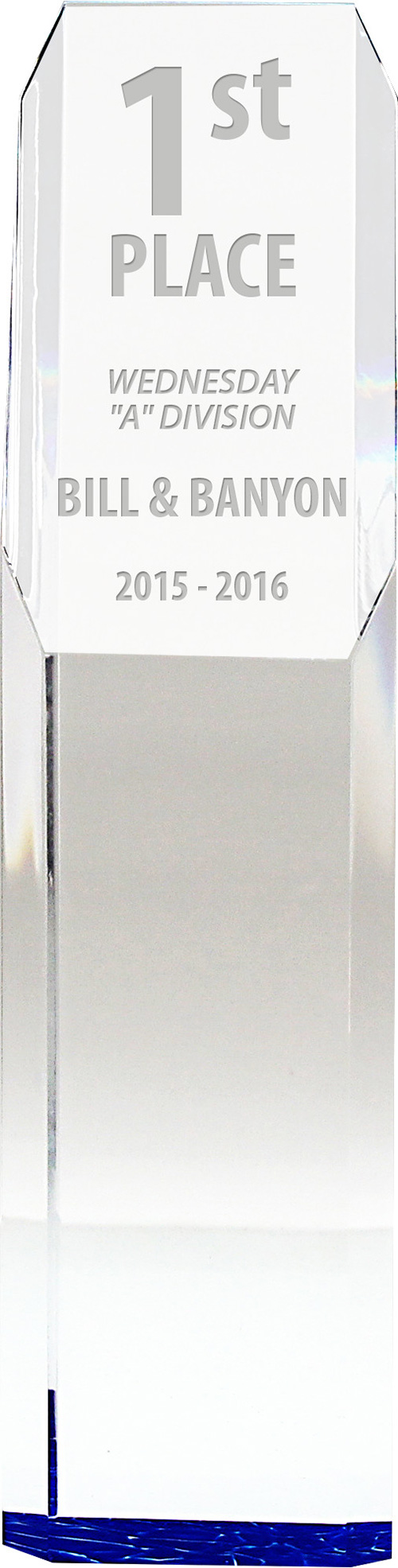 Valenica Acrylic Award - 10 inch