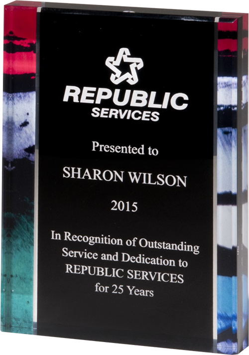 Stained Glass Premium Series Acrylic Award