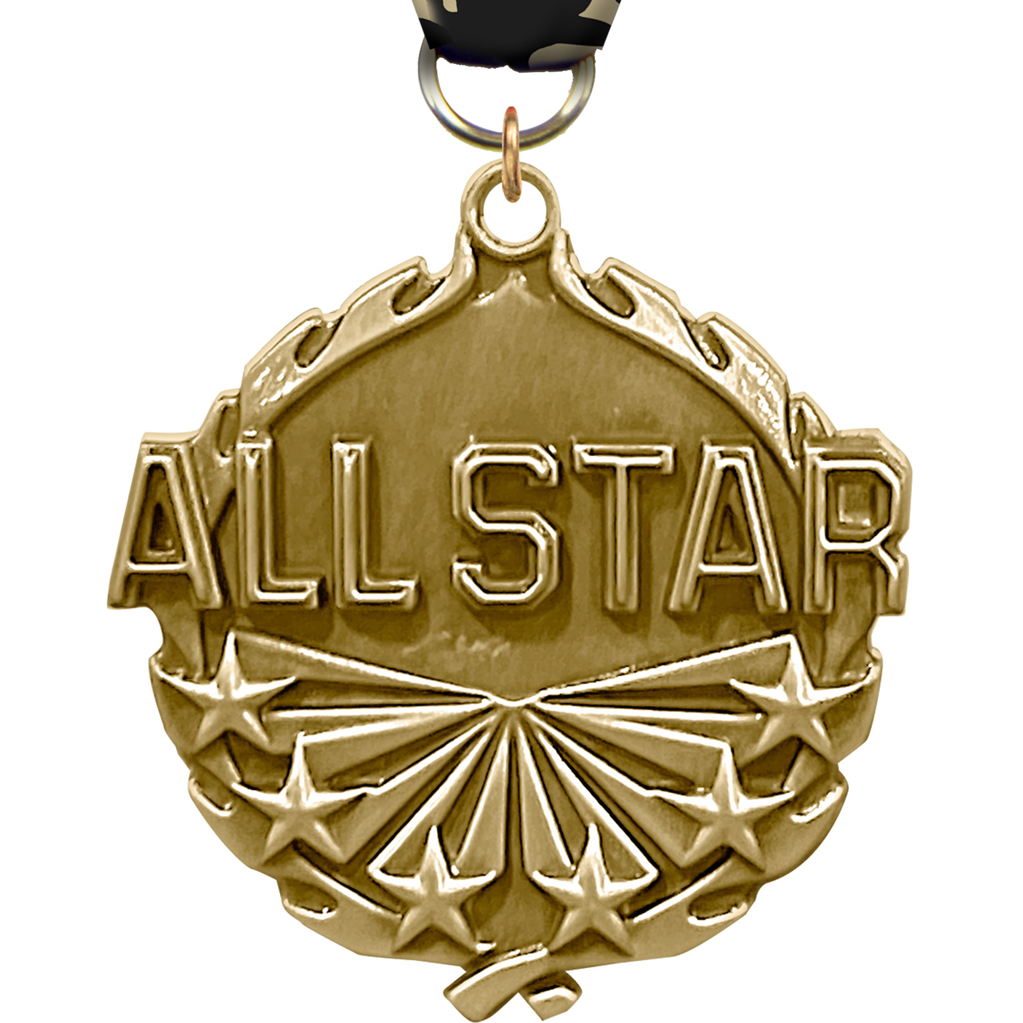 1.75 inch All Star Wreath Medal