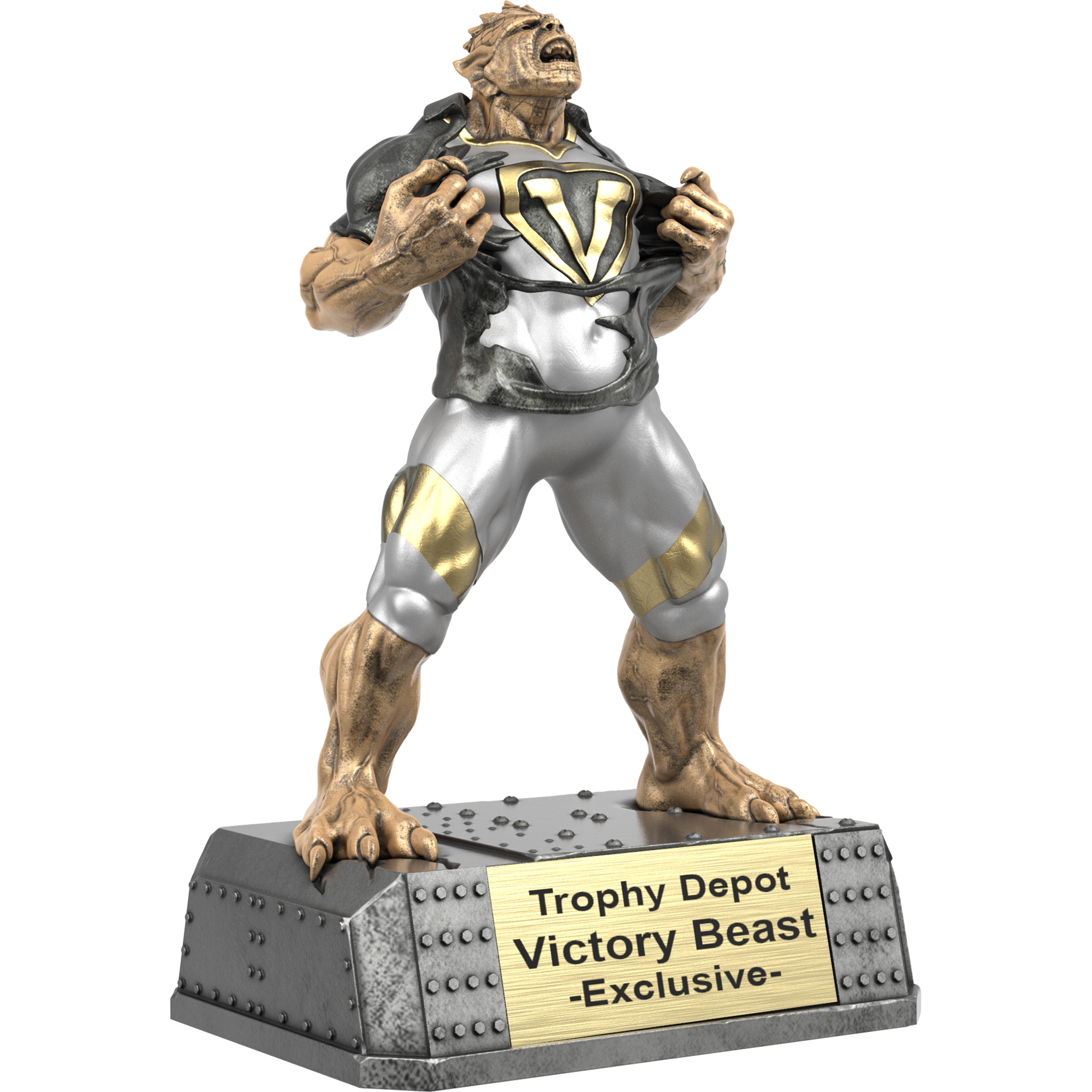 Victory Beast, Monster Sculpture Trophy - 7 inch