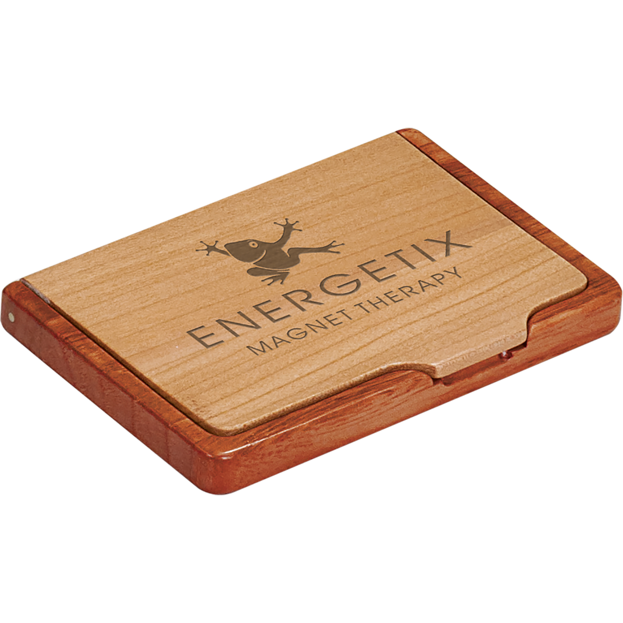 Maple/Rosewood Business Card Holder