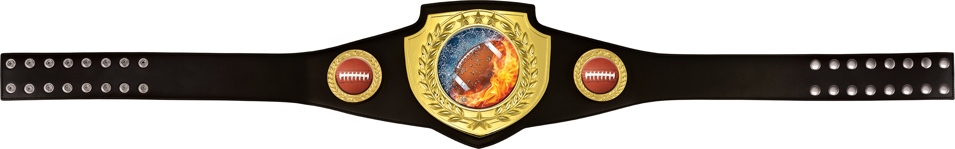 Football Champion Shield Award Belt
