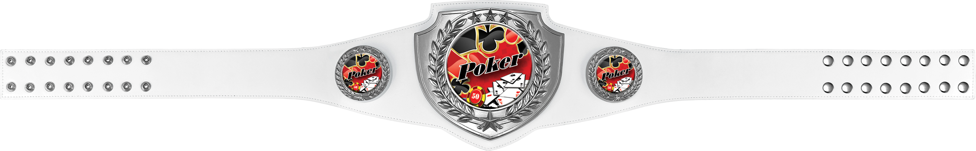 Poker Champion Shield Award Belt
