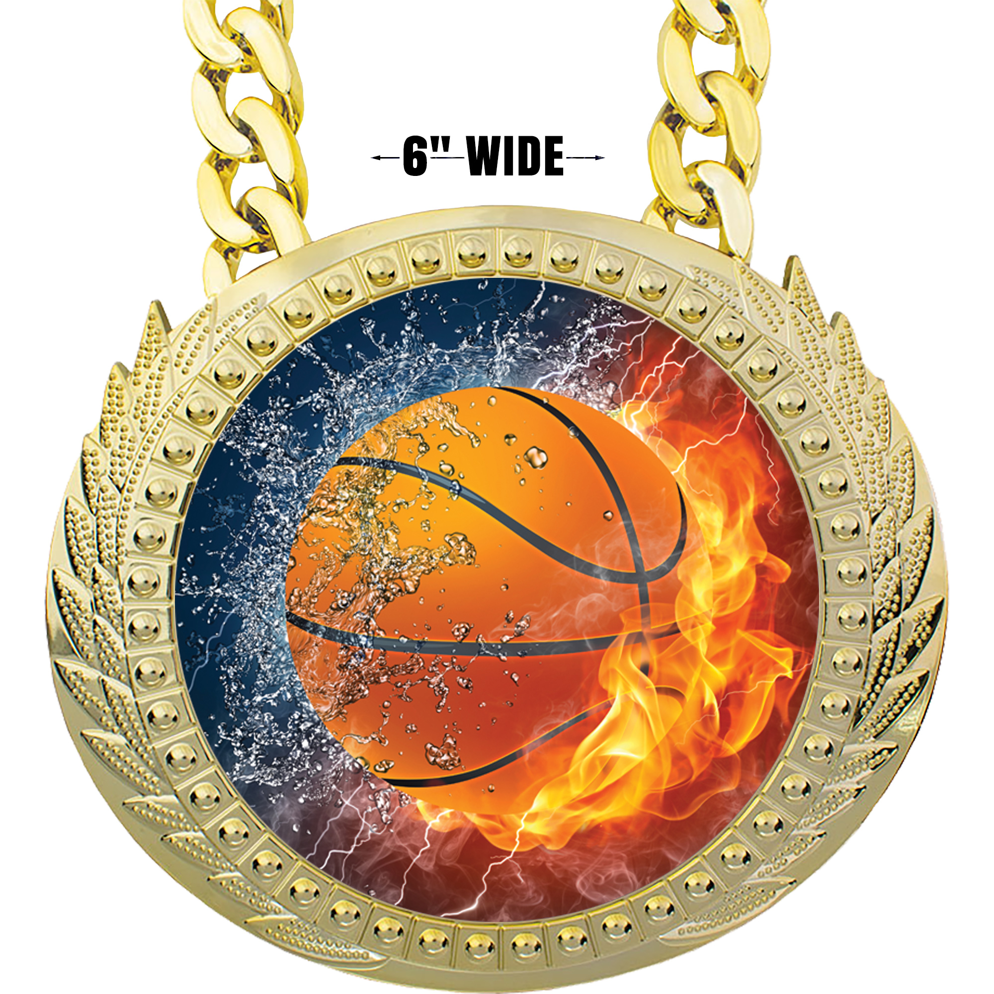 Basketball 6 inch Champion Chain