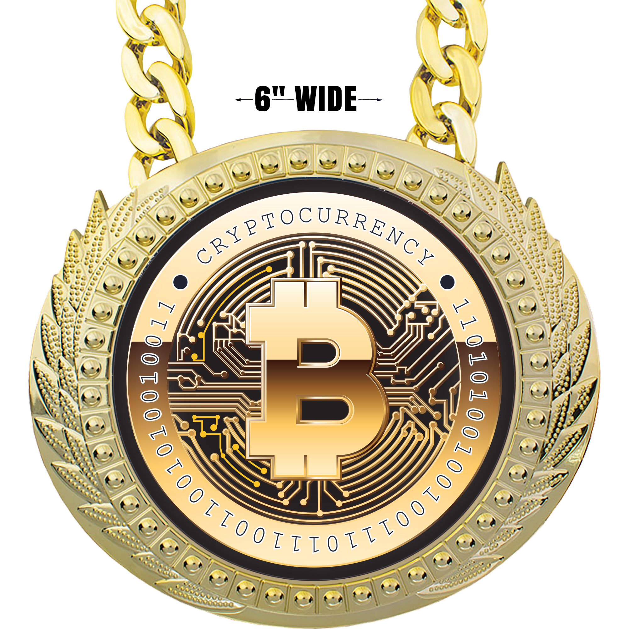Cryptocurrency 6 inch Champion Chain