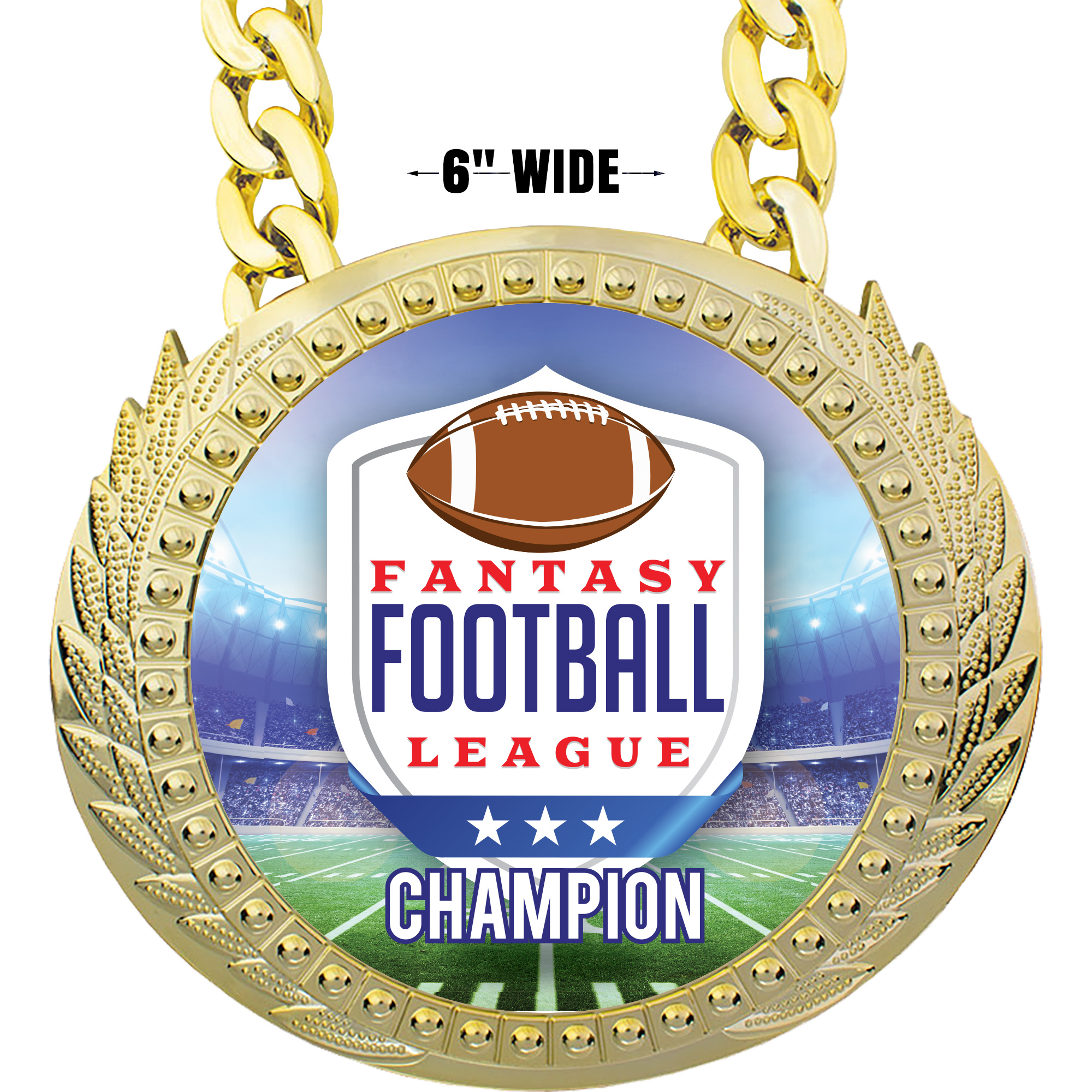 Fantasy Football 6 inch Champion Chain