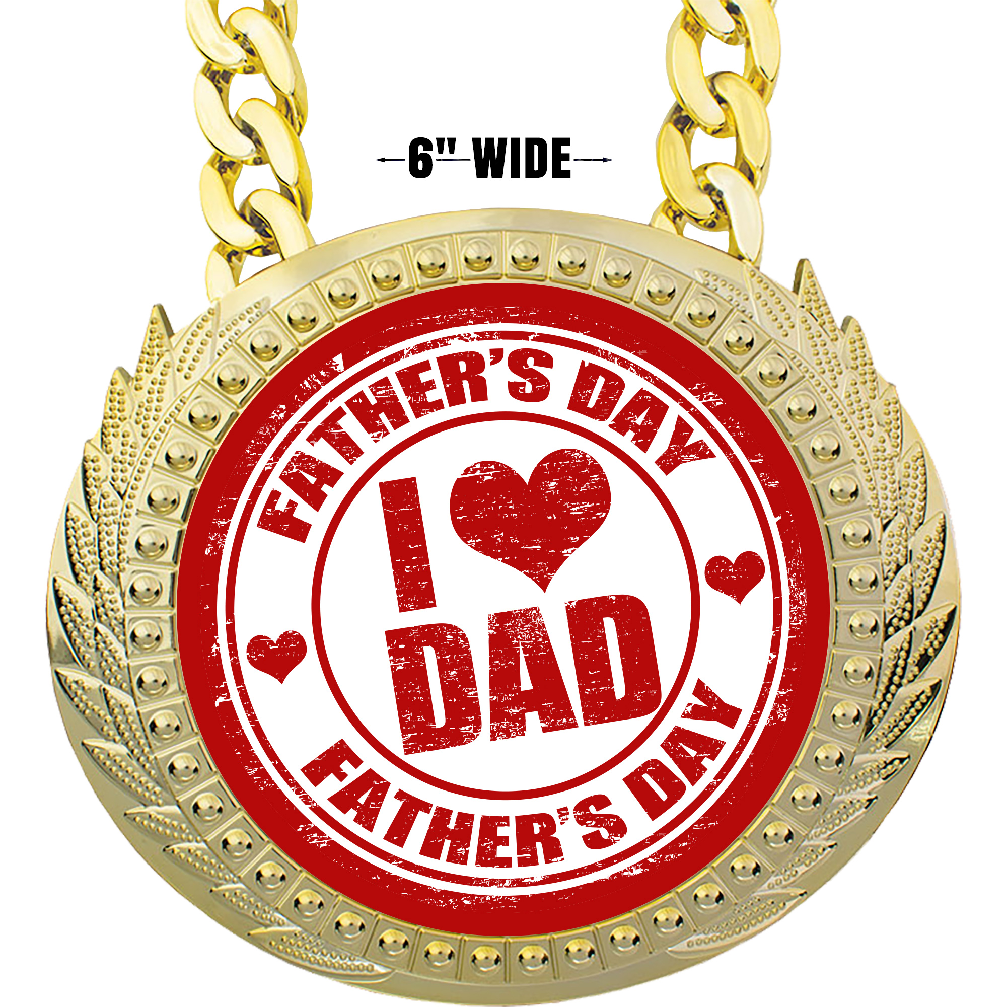 Fathers Day 6 inch Champion Chain