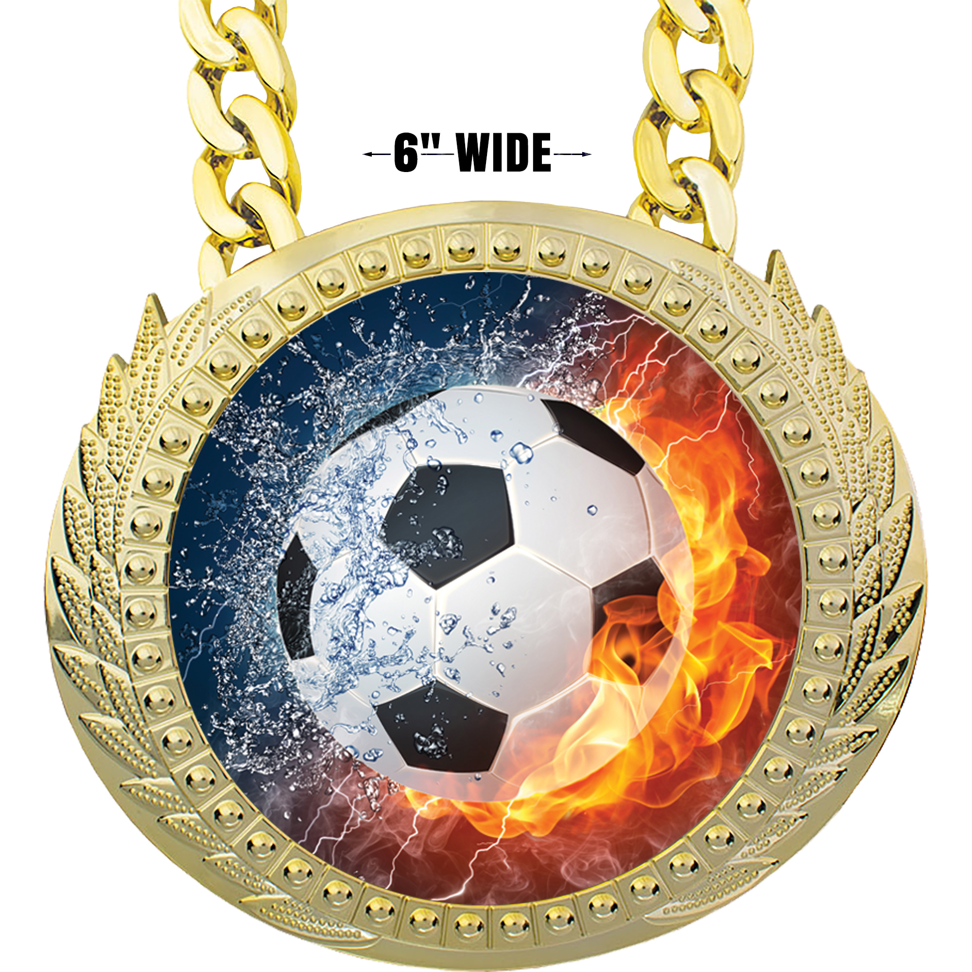 Soccer 6 inch Champion Chain