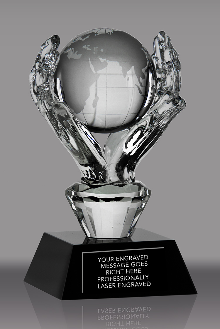 World in Your Hands Crystal Award