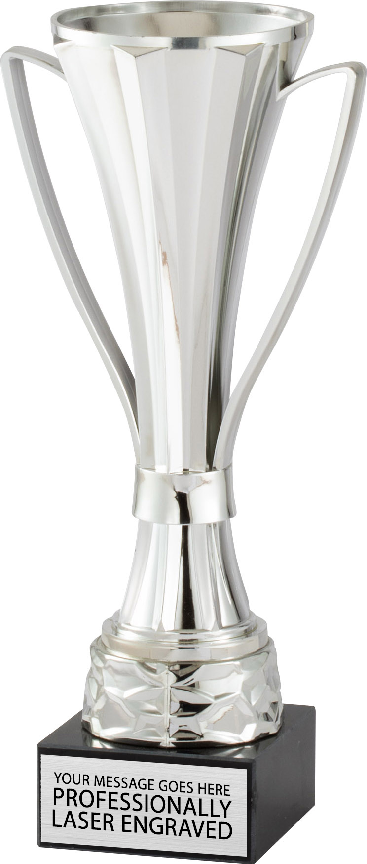 Football Silver Trophy with FREE LASER Engraving and FREE P&P 
