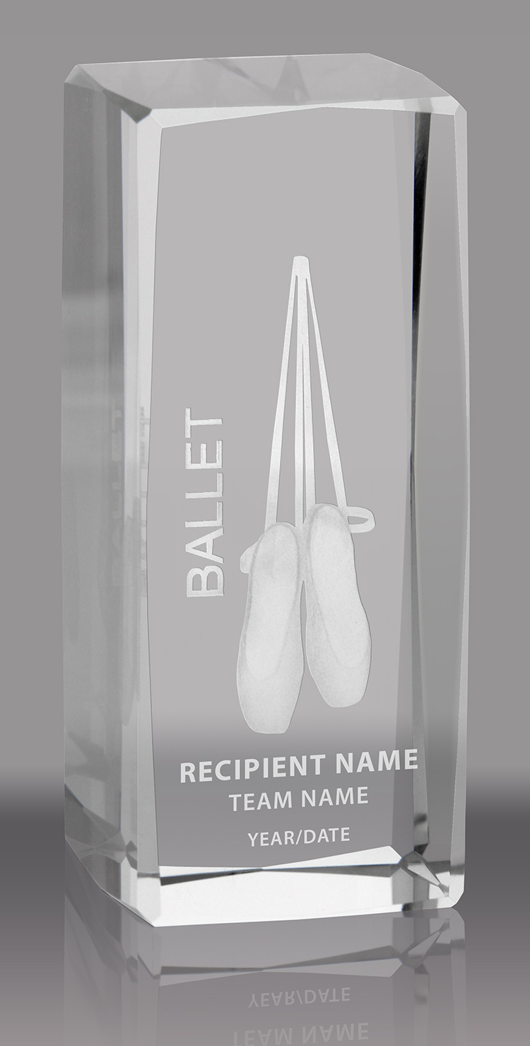 Ballet 3D Laser Sport Crystal