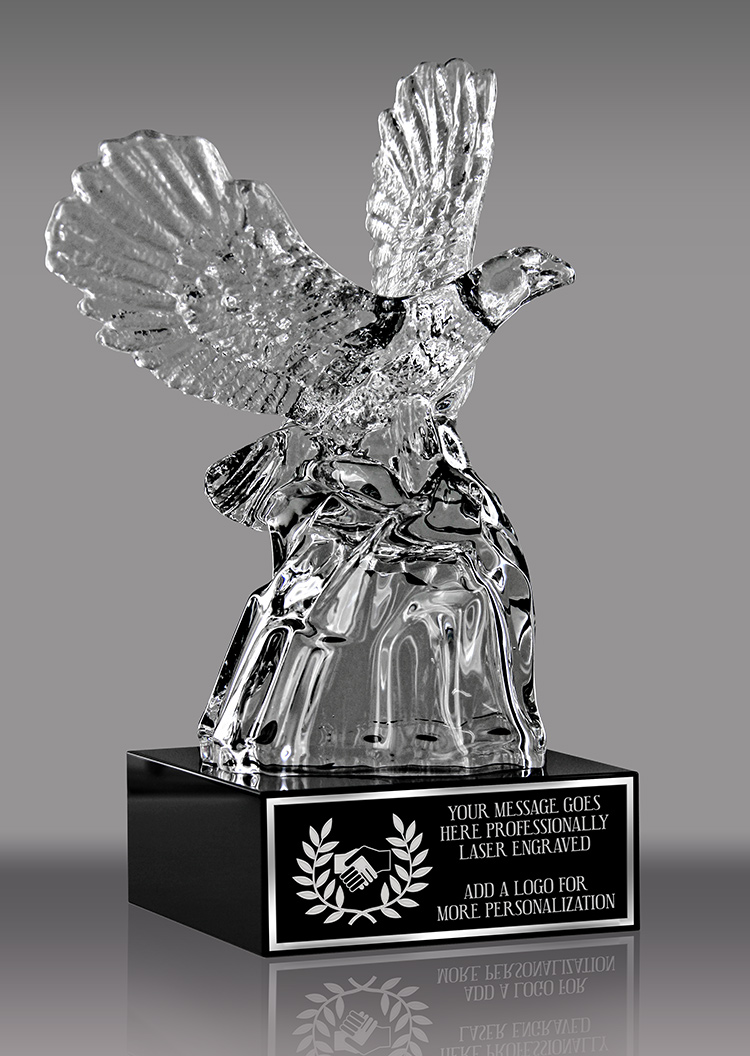Crystal Eagle Award- 9.25 inch