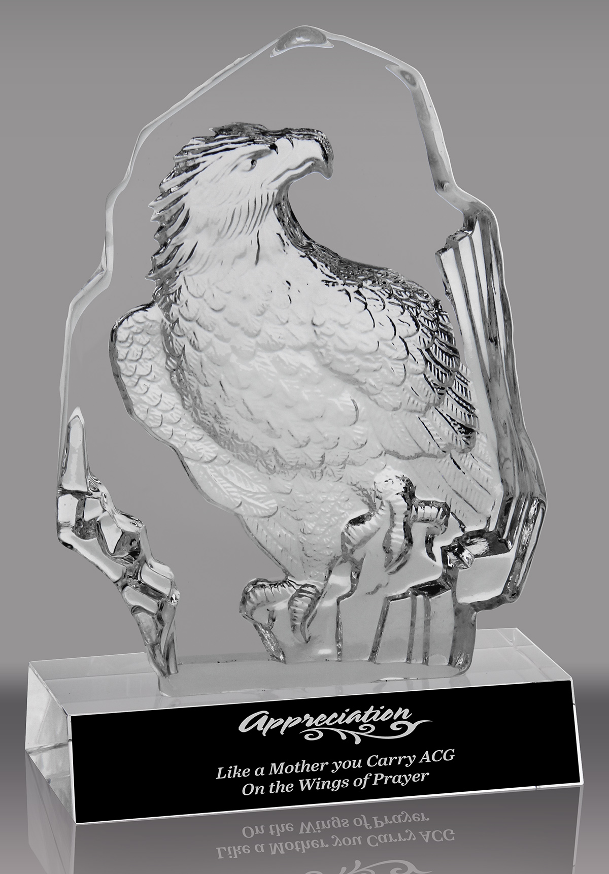 Eagle Sculpted Glass Award
