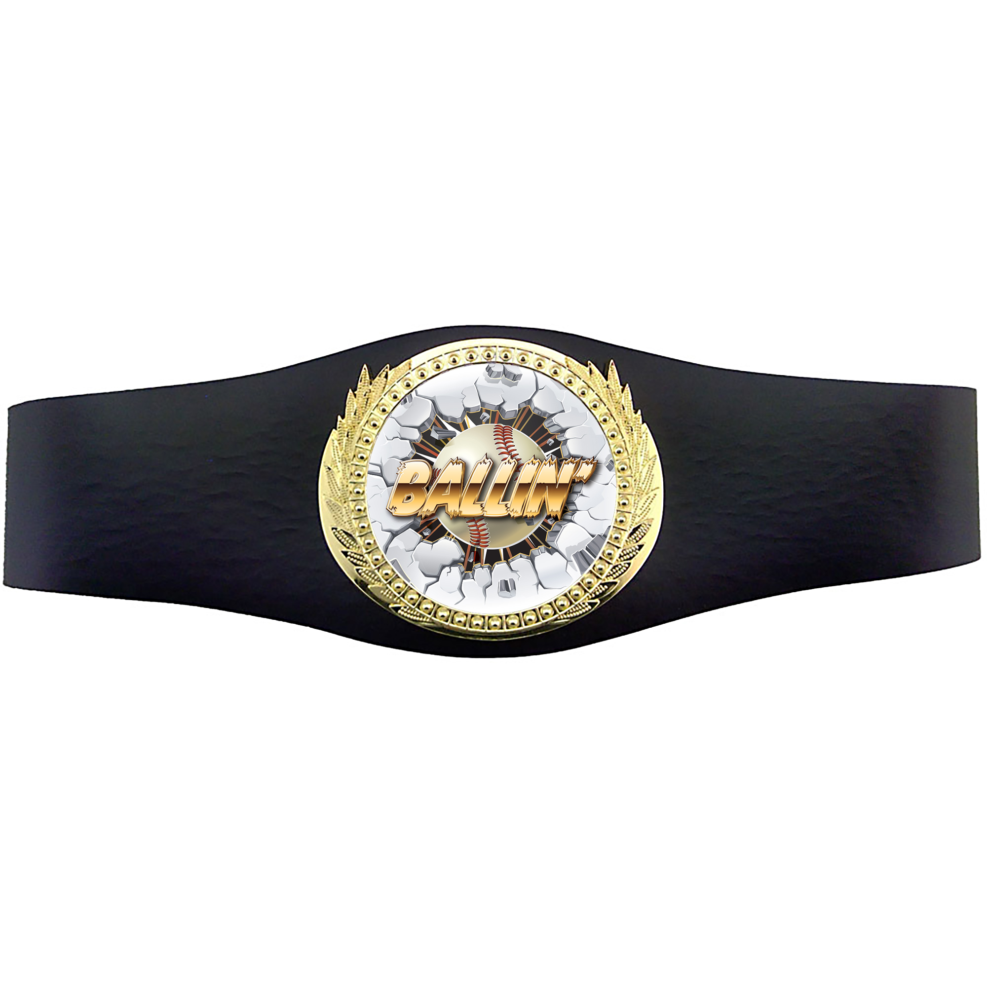 40 inch Baseball Champion Award Belt - Ballin'