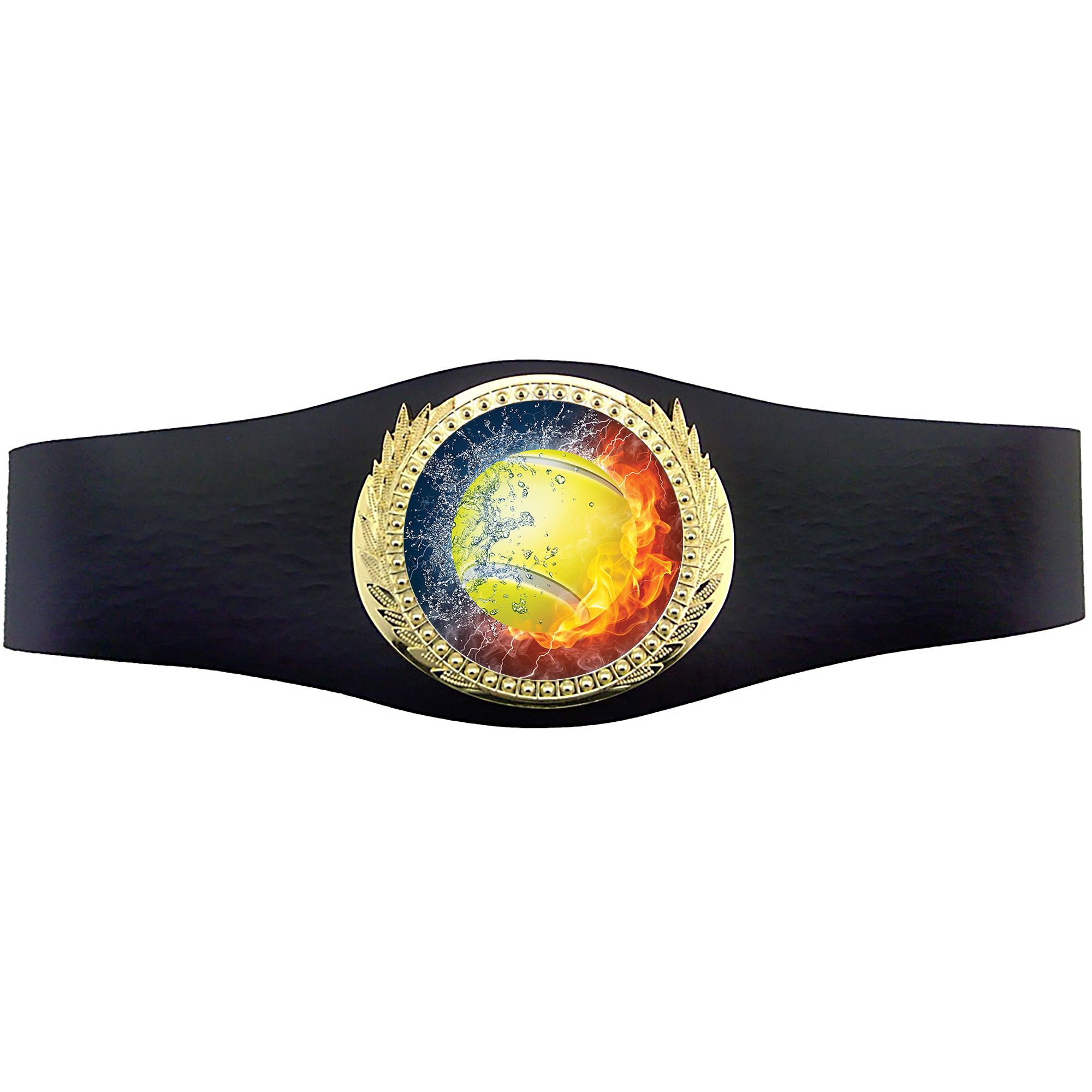 40 inch Tennis Champion Award Belt - Fire & Water