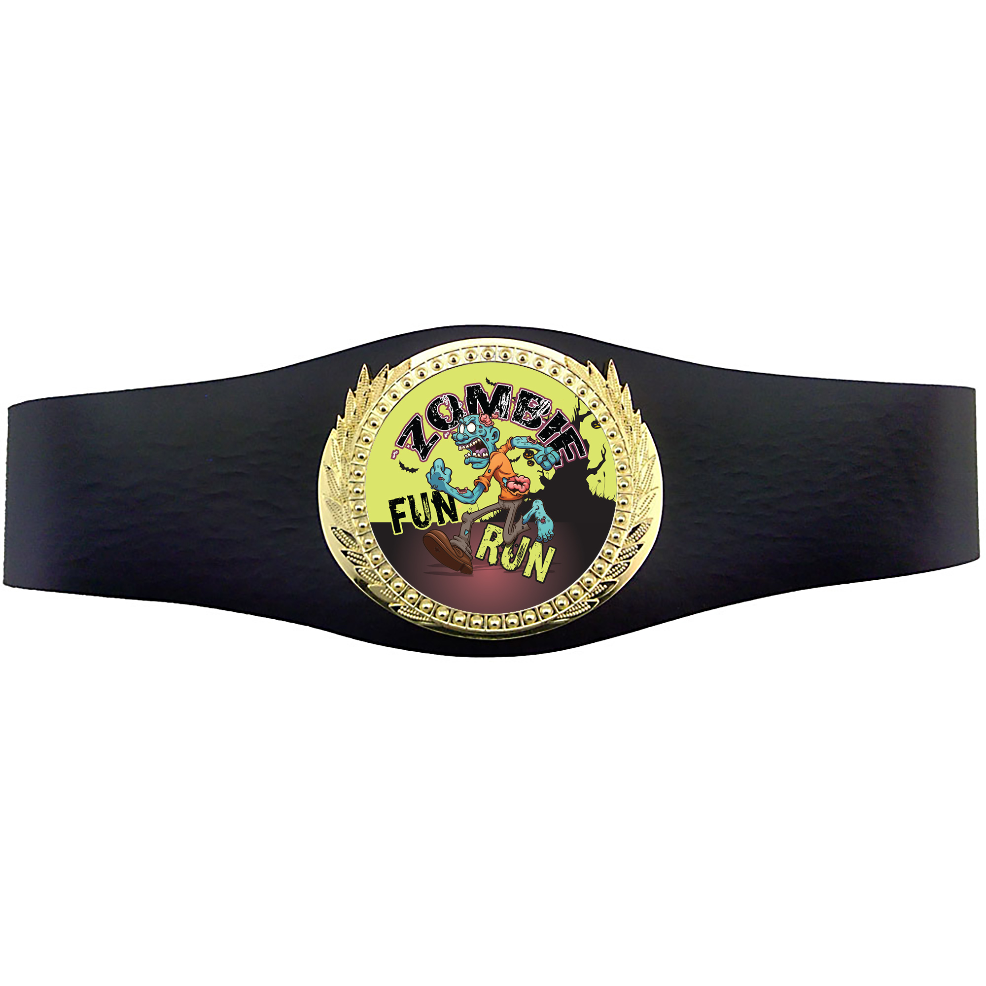 40 inch Zombie Fun Run Champion Award Belt