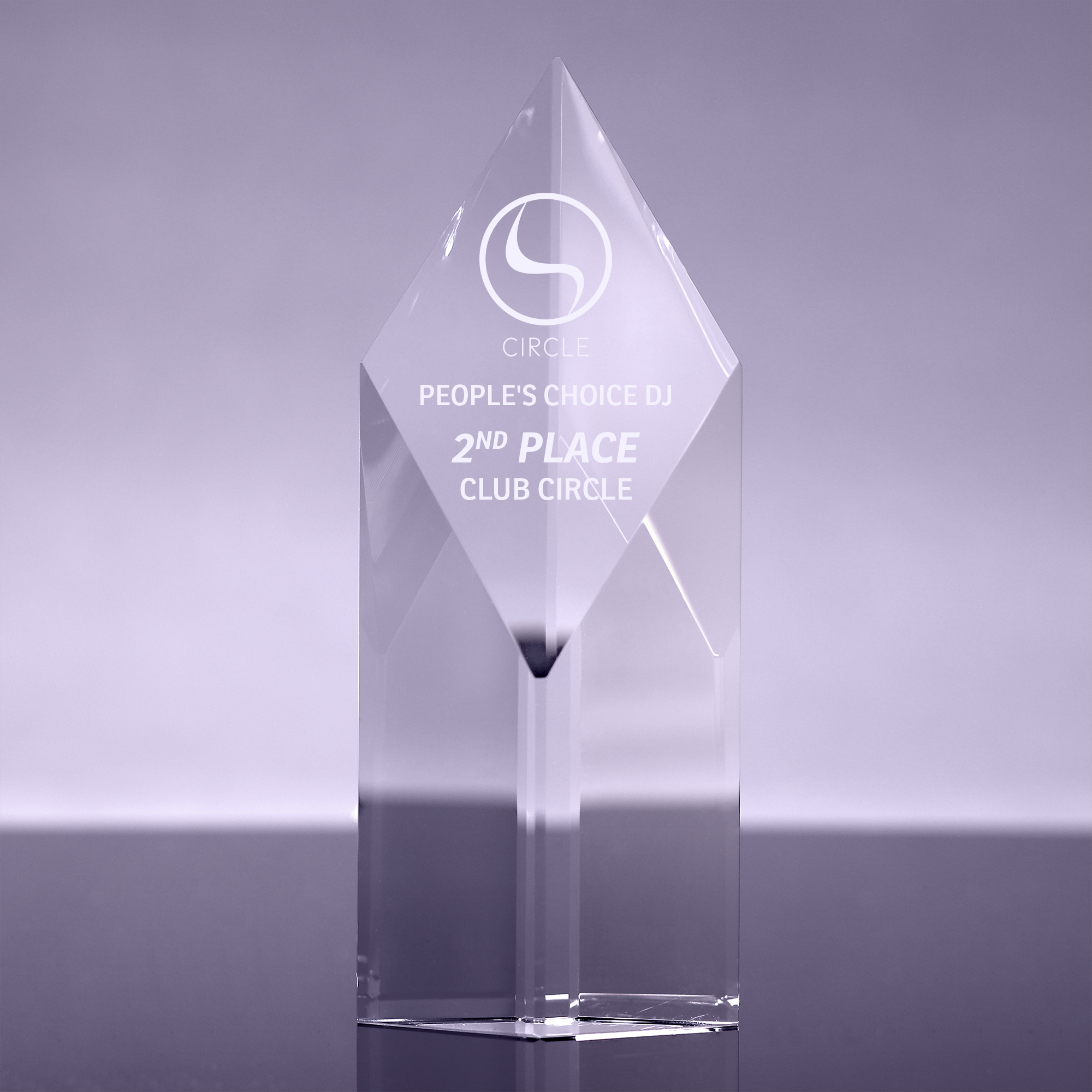 Extreme Crystal Diamond Tower Award - 10 inch