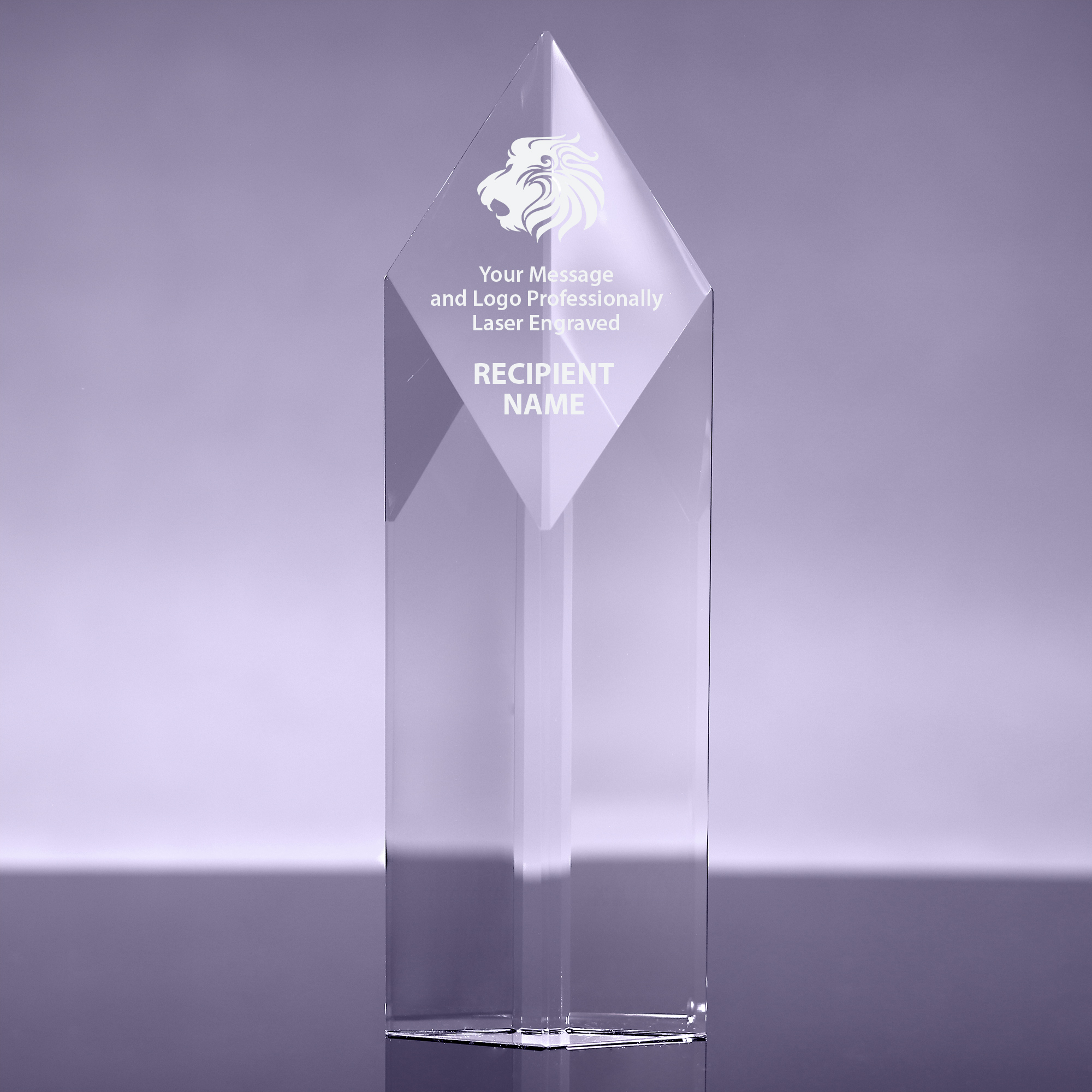 Extreme Crystal Diamond Tower Award - 12 inch