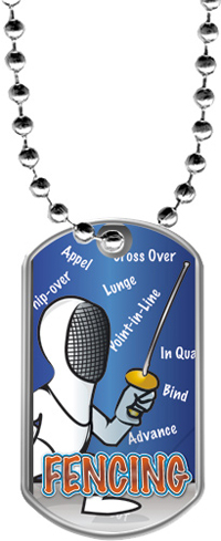 Fencing Dog Tags