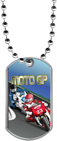 Moto GP Dog Tags