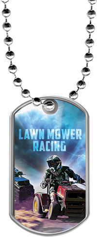 Lawn Racing Dog Tags
