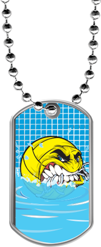 Water Polo Dog Tags