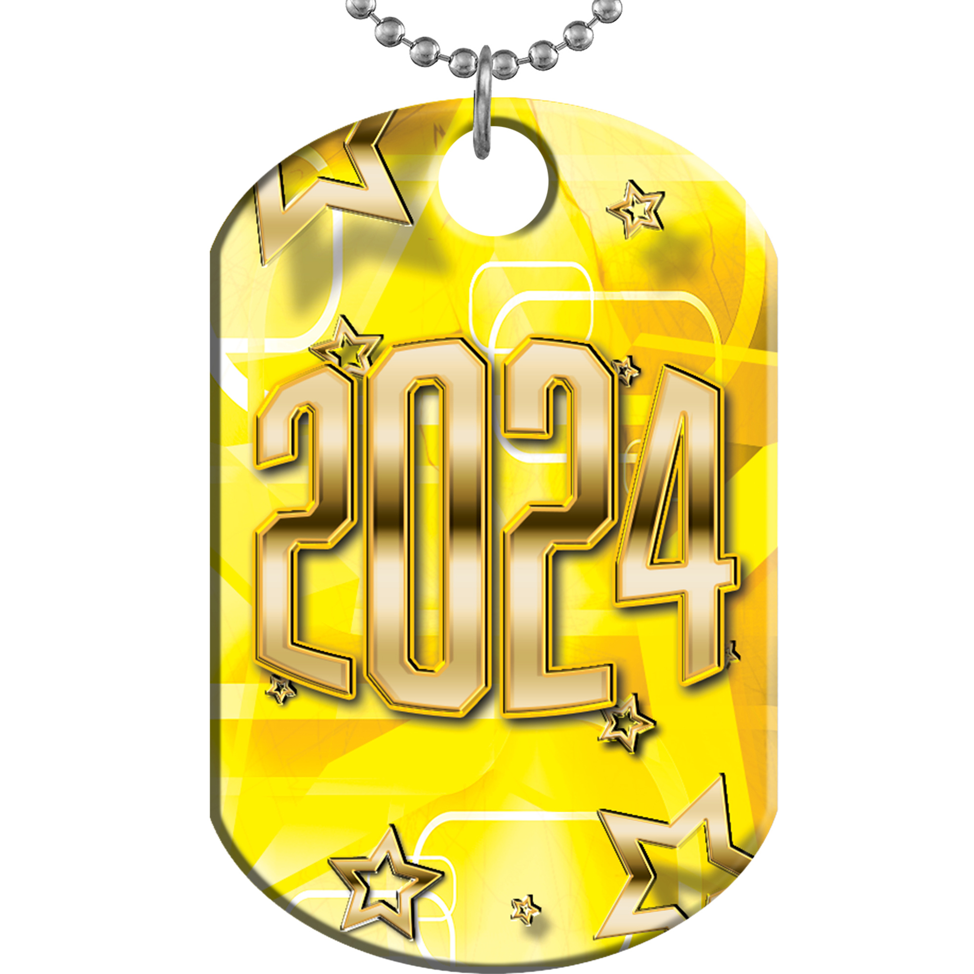 2024 Star Shine Monster Dog Tag - Gold