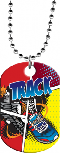 Track Monster Dog Tag