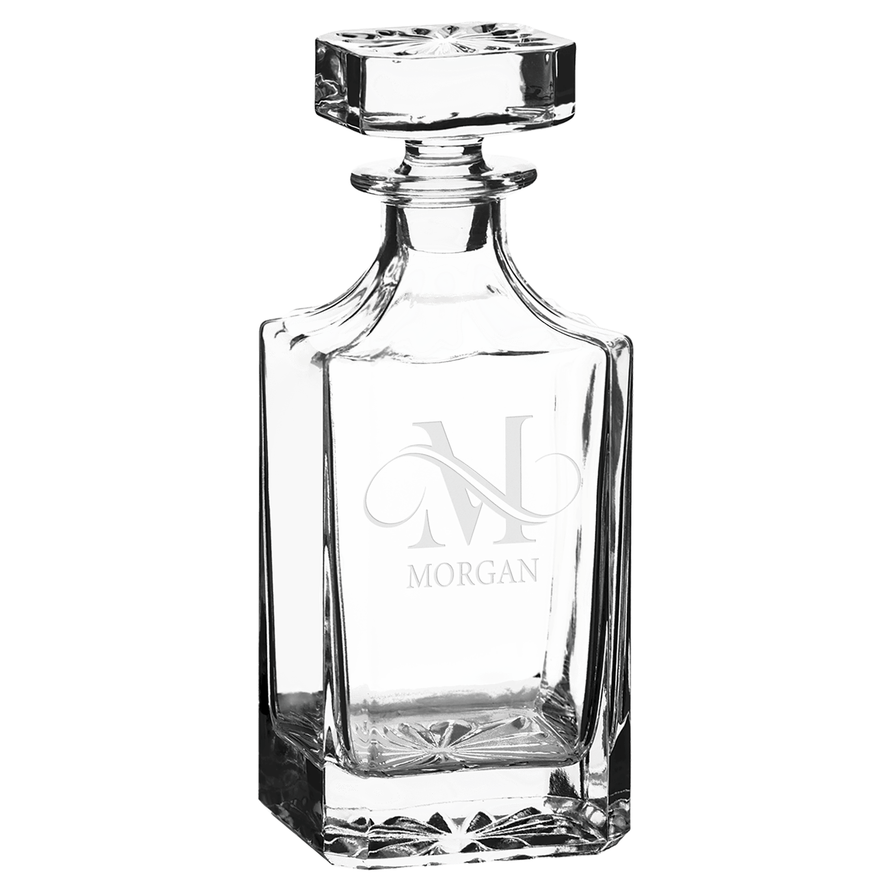 25oz Square Glass Decanter