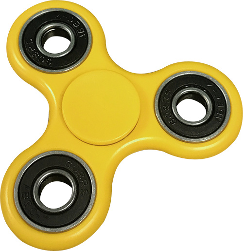 Yellow Fidget Spinner