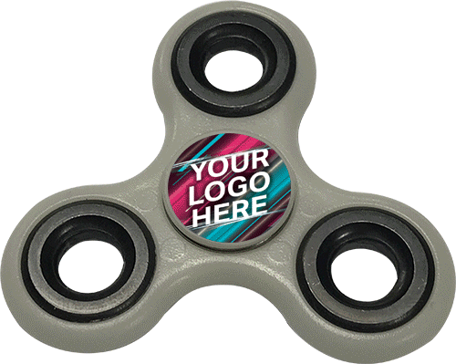 TRI FIDGET GLOW IN THE DARK HAND SPINNER SHIPS FROM US Ships Out Quickly 