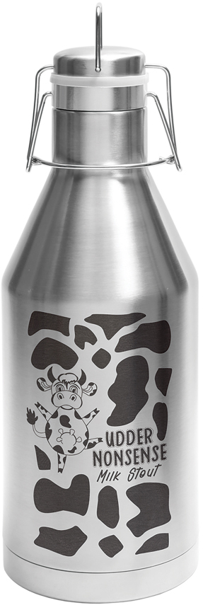 Polar Camel Stainless Steel Vacuum Insulated Growler with Swing-Top Lid