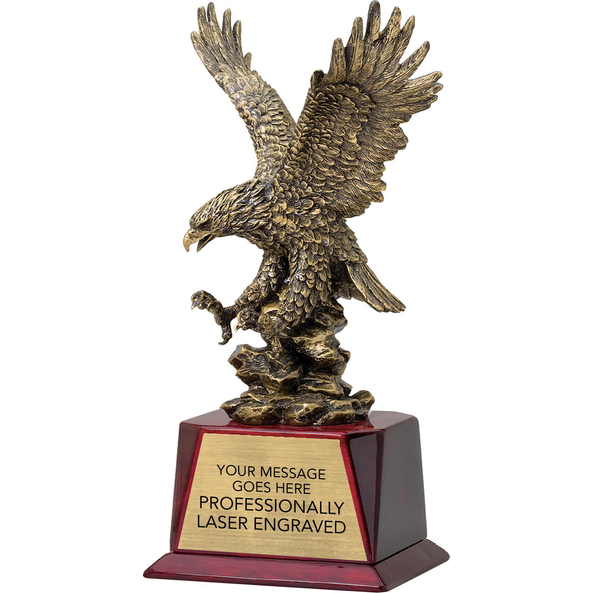 Gold Resin Eagle - 17 inch
