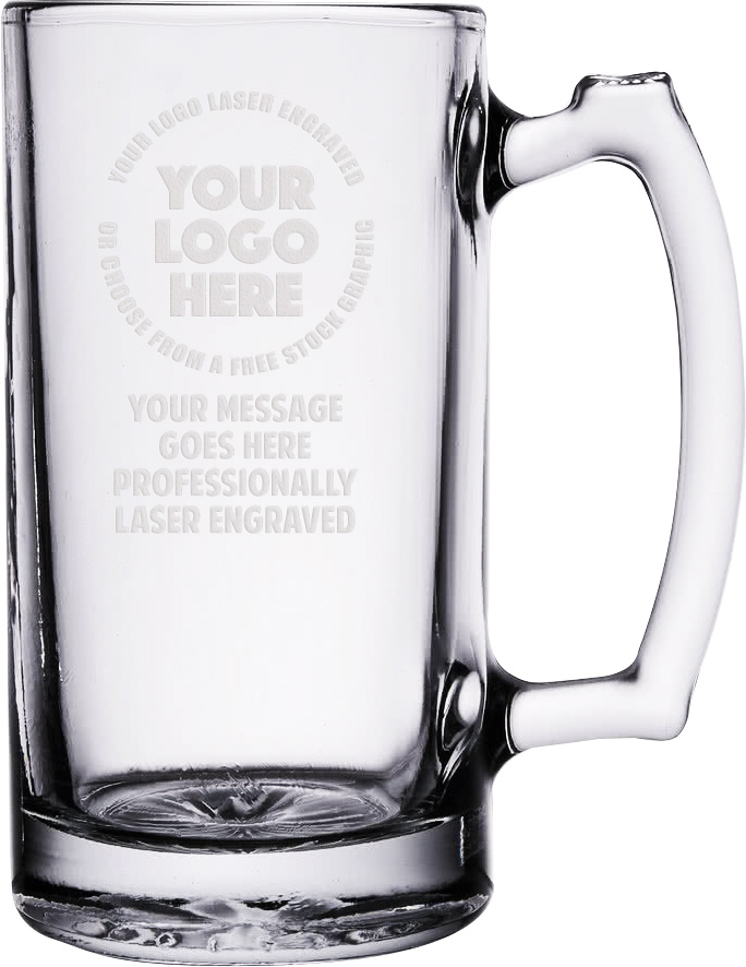 Champion Handled Glass Mug - 25 oz.