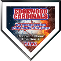 Full Color Home Plate Plaque