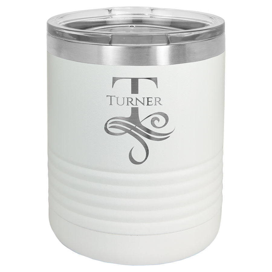 10 oz Tumbler, Stainless Steel, Vacuum Insulated with Lid 