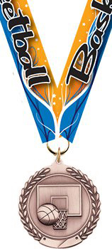 Basketball Medal- Bronze