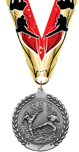 Martial Arts Medal- Silver