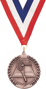 Tennis Medal- Bronze