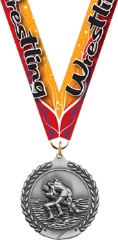 Wrestling Medal- Silver