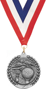 Golf Medal- Silver