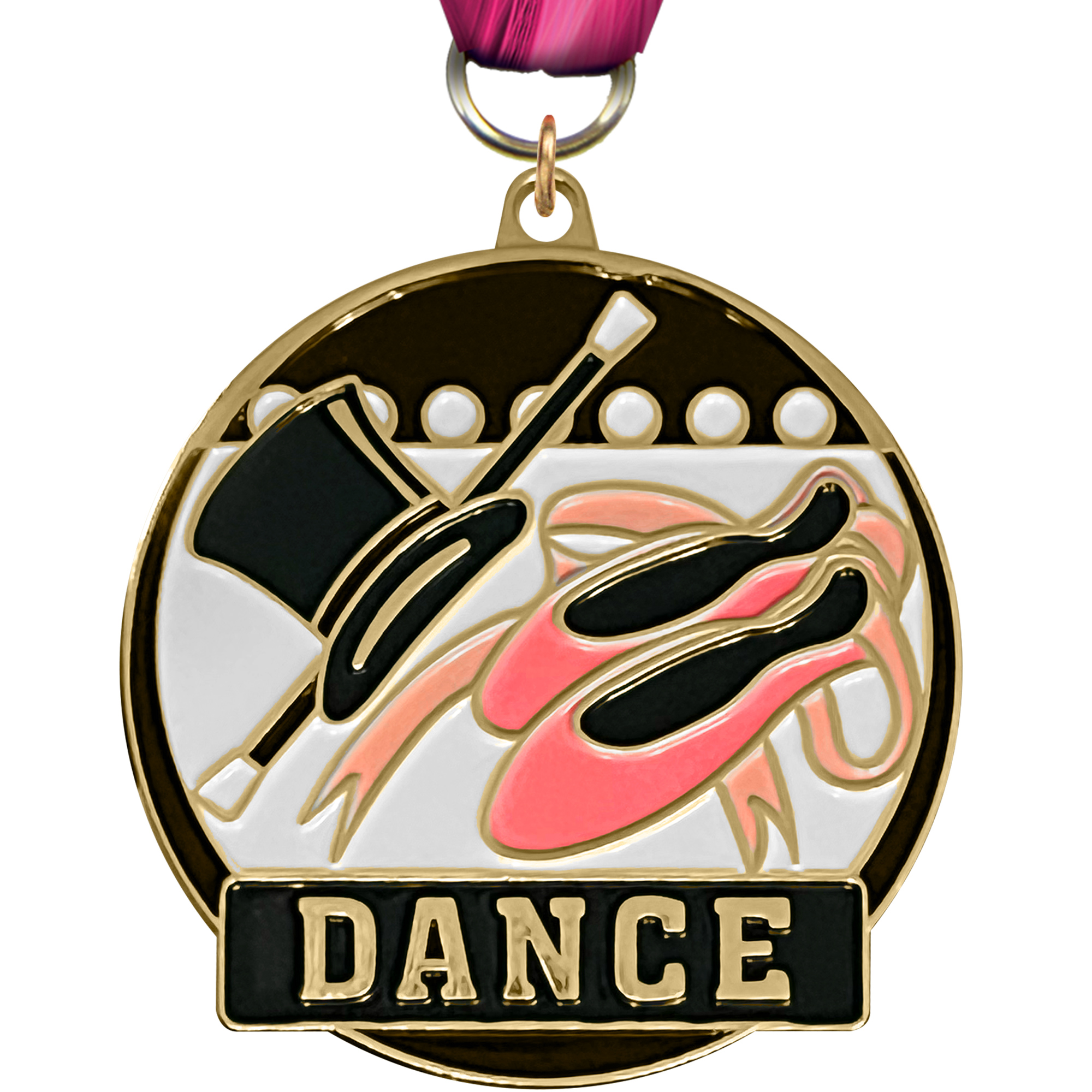 Dance Enameled Medal