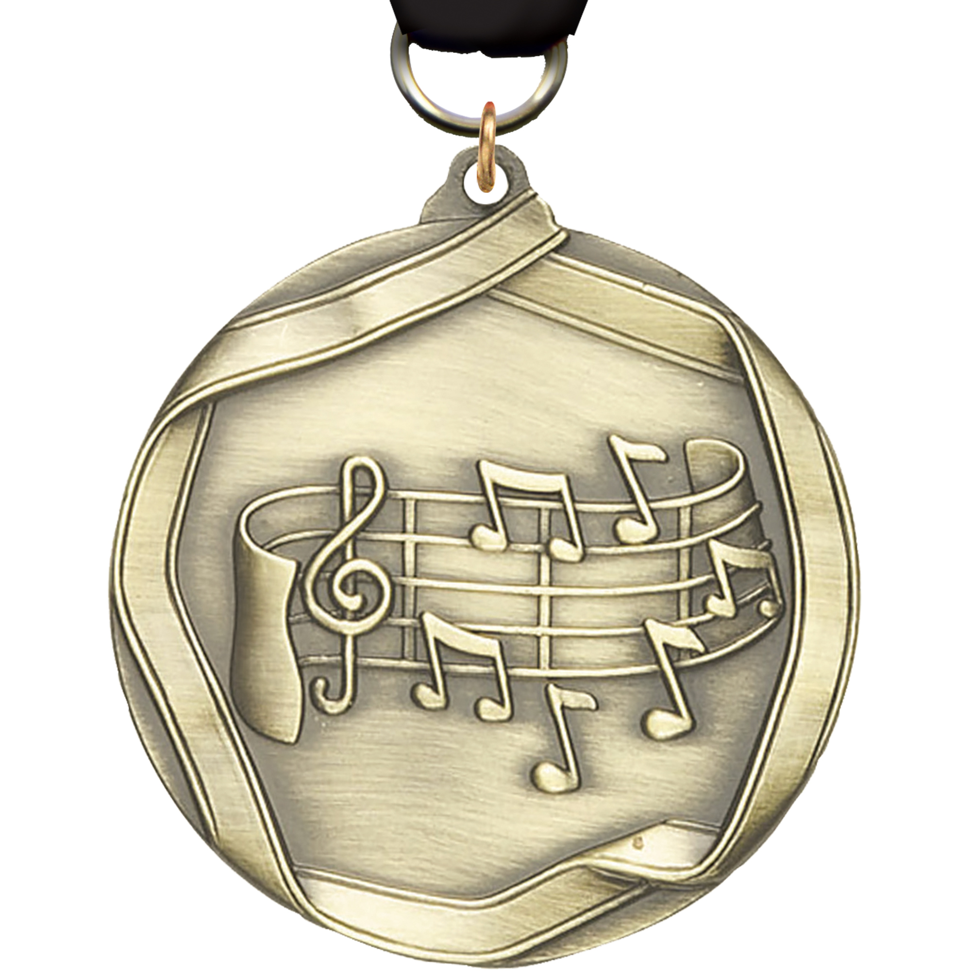Music Banner Edge Medal