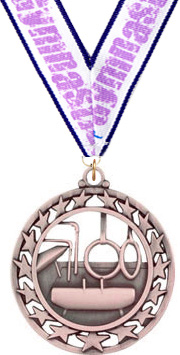 Gymnastics Super Star Medal- Bronze