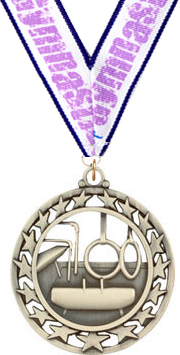 Gymnastics Super Star Medal- Gold