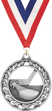 Hockey Super Star Medal- Silver