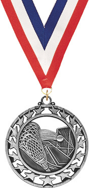 Lacrosse Super Star Medal- Silver