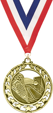 Lacrosse Super Star Medal- Gold